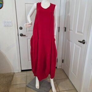 Stefani Made in Estonia Organic Heavy Flax Linen Maxi Dress